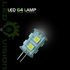 LED Lampe Leuchtmittel Stiftsockel G4 12Volt 9er 5050 SMD LEDs, reinweiss/warmweiss