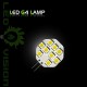 LED Leuchtmittel Lampe Stiftsockel G4 12Volt 9er 5050 SMD LEDs, reinweiss/warmweiss