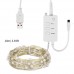 5M/10M USB RGBW LED Lichterketten Lichtband  Fernbedienung Wifi APP  Sprachsteuerung