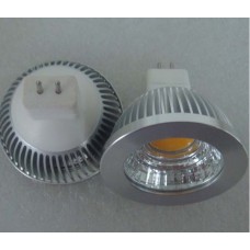 5W MR16 COB LED Strahler Leuchtmittel Spotlight Alu Strahlwinkel 120° 12V Weiß/Warmweiß