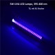 5W AC220V T5 24-LED UV LED Röhre Lampe mit EU Stecker  UVA 395-400nm erweiterbar