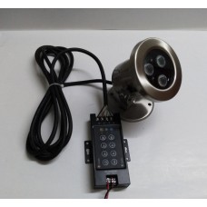 9W 12V RGB LED Unterwasserleuchte Strahler Außen Spots aus Edelstahl Steuerbar IP68