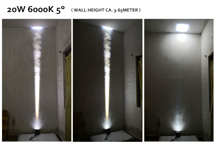 20W CREE LED Spot Außen Fluter Punktstrahler 1/5/15/25 Grad Wand
