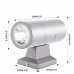 10Watt AC220V COB LED Oben und Unten Wandleuchte Zylinder Wandlampe Wasserdicht IP65