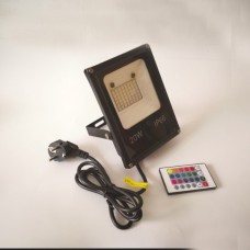 20W AC220V Slim RGB SMD5050 LED Außenfluter Strahler Scheinwerfer 2 Empfänger Sensor